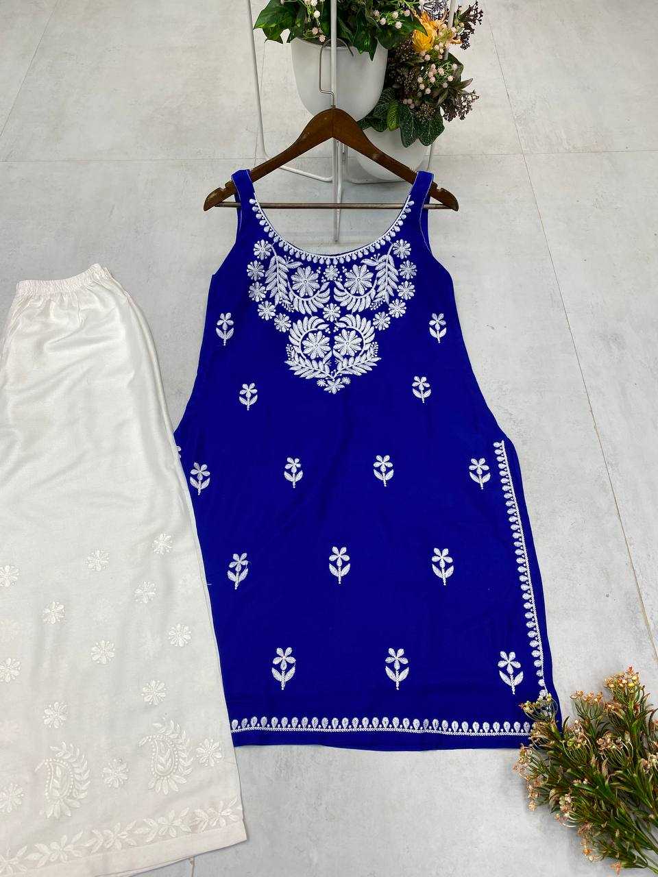 Ynf Rayon RIN110 364 Suits & Dresses Western Wears Festive Collections Wholesale Palazzo Suit Casual Dresses Embroidered Dresses Manufacturer
