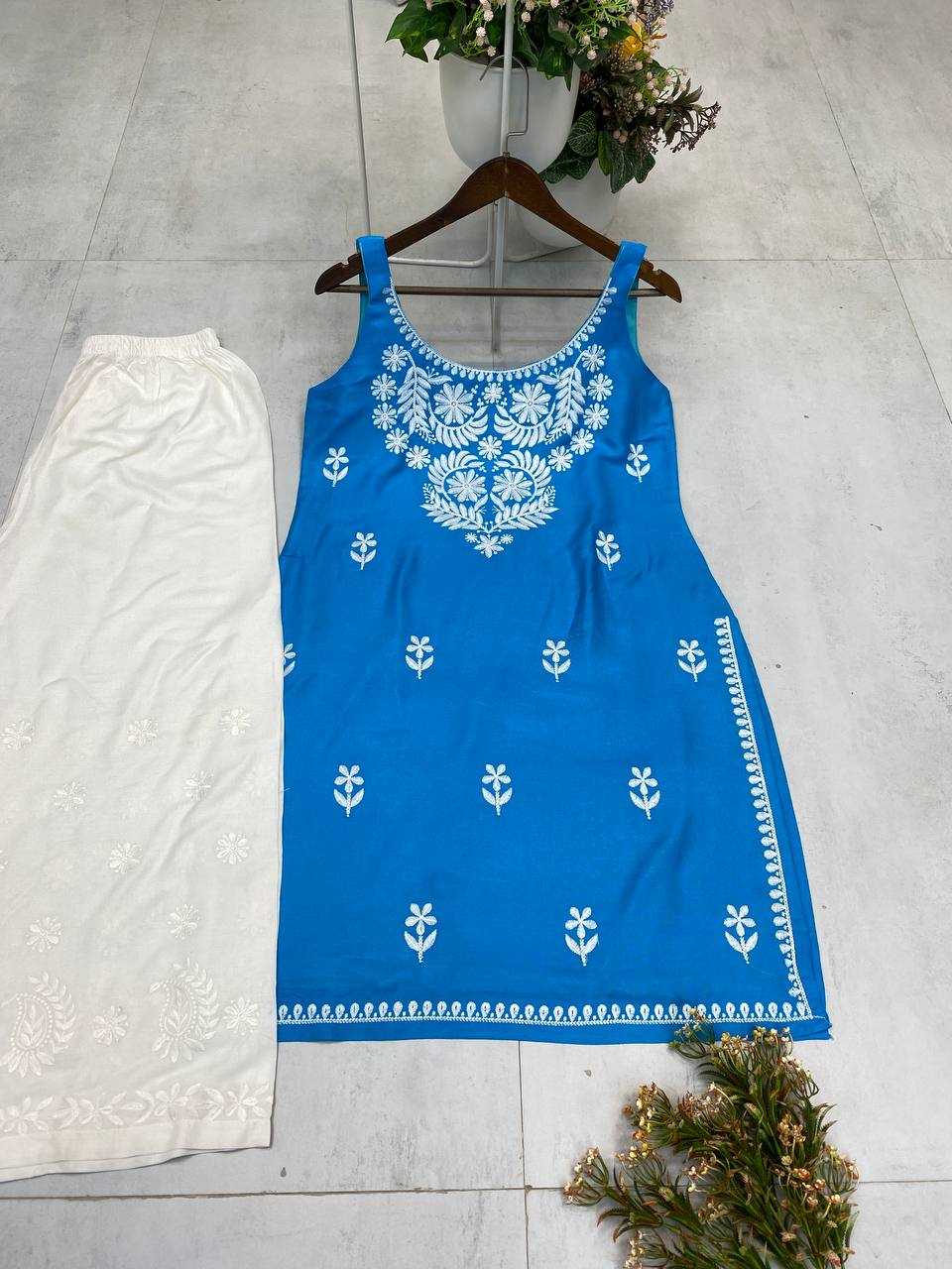 Ynf Rayon RIN110 364 Suits & Dresses Western Wears Festive Collections Wholesale Palazzo Suit Casual Dresses Embroidered Dresses Manufacturer