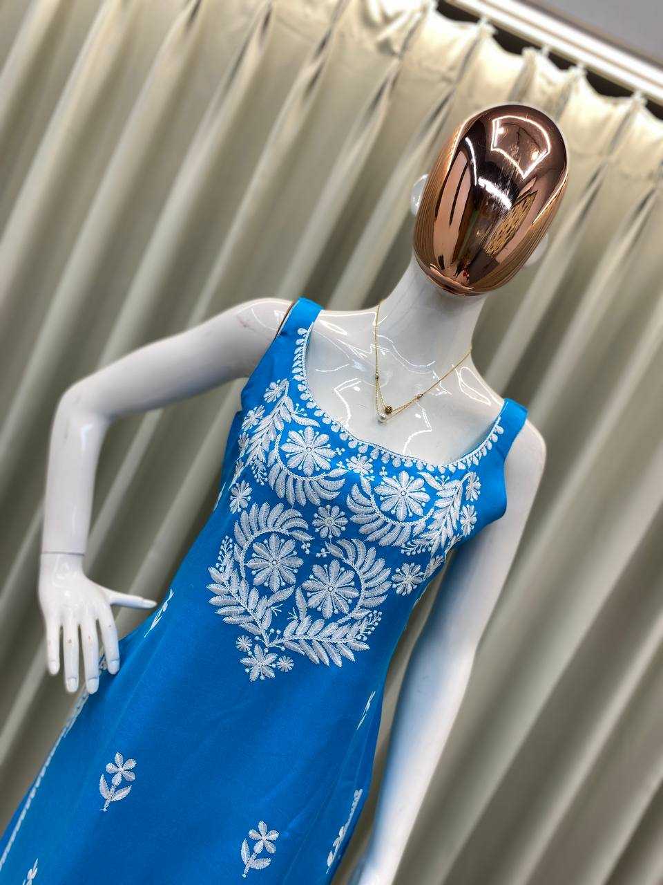 Ynf Rayon RIN110 364 Suits & Dresses Western Wears Festive Collections Wholesale Palazzo Suit Casual Dresses Embroidered Dresses Manufacturer
