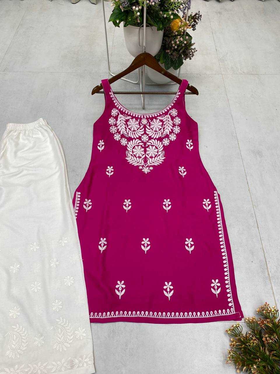 Ynf Rayon RIN110 364 Suits & Dresses Western Wears Festive Collections Wholesale Palazzo Suit Casual Dresses Embroidered Dresses Manufacturer