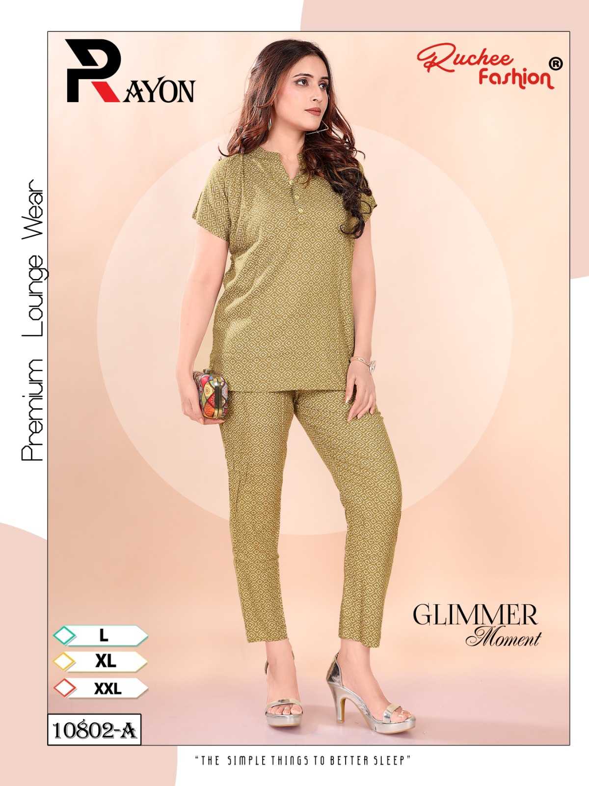 Ynf Rayon RIN190 343 Setwise Collections Wholesale Night Wear Catalogs Manufacturer