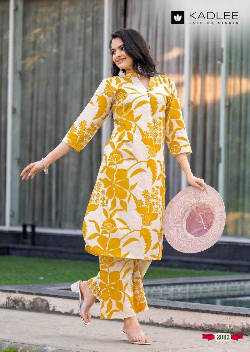 Ynf Rayon RIN190 KADLEE ROSY Setwise Collections Wholesale Kurtis Catalogs Manufacturer