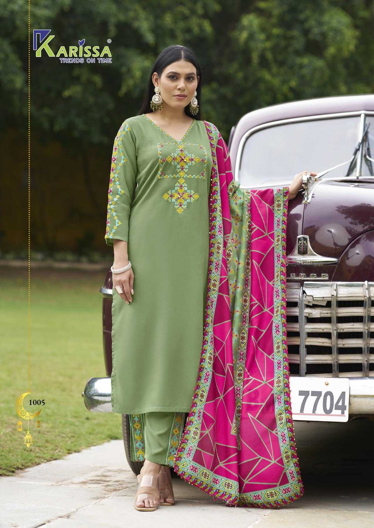 Ynf Rayon RIN190 KARISSA-ANIKA Setwise Collections Wholesale Kurtis Catalogs Manufacturer