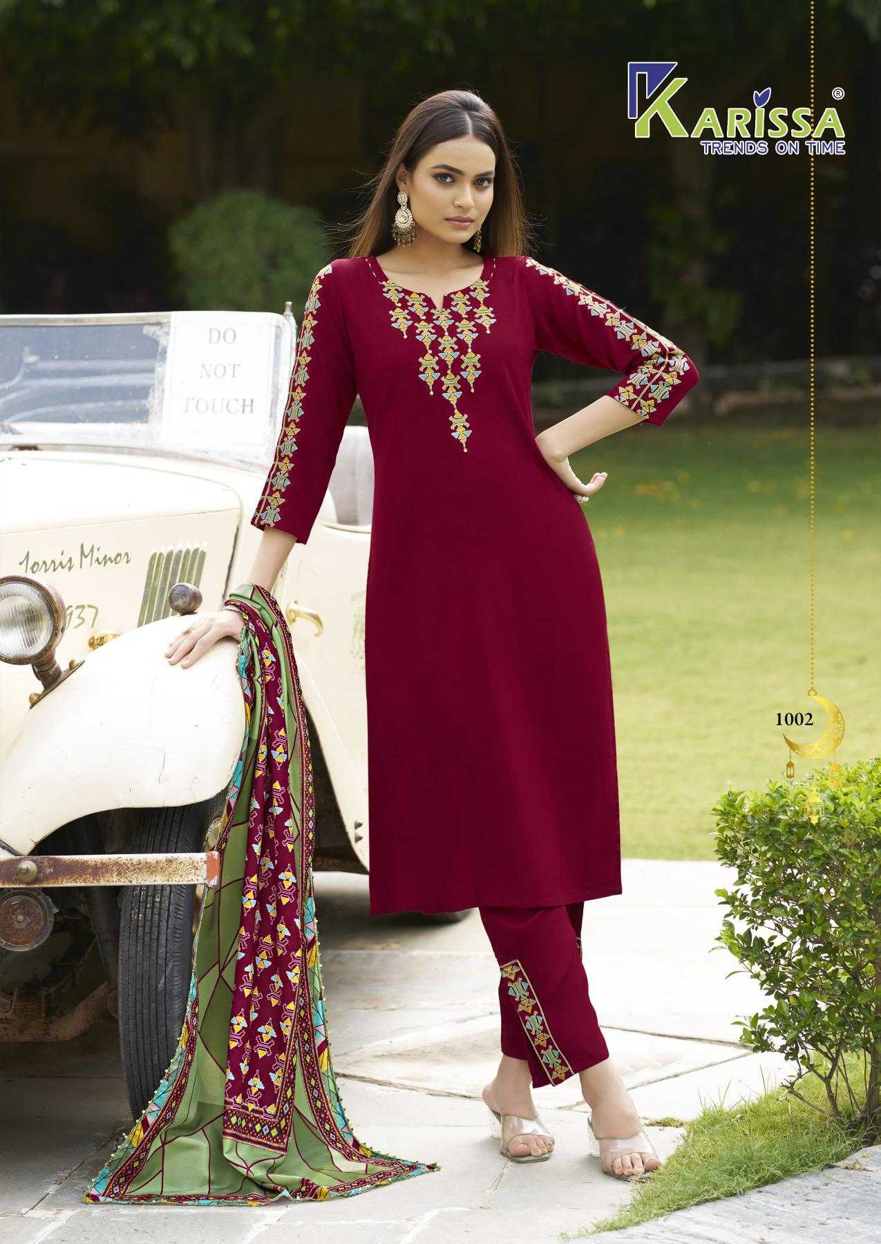 Ynf Rayon RIN190 KARISSA-ANIKA Setwise Collections Wholesale Kurtis Catalogs Manufacturer
