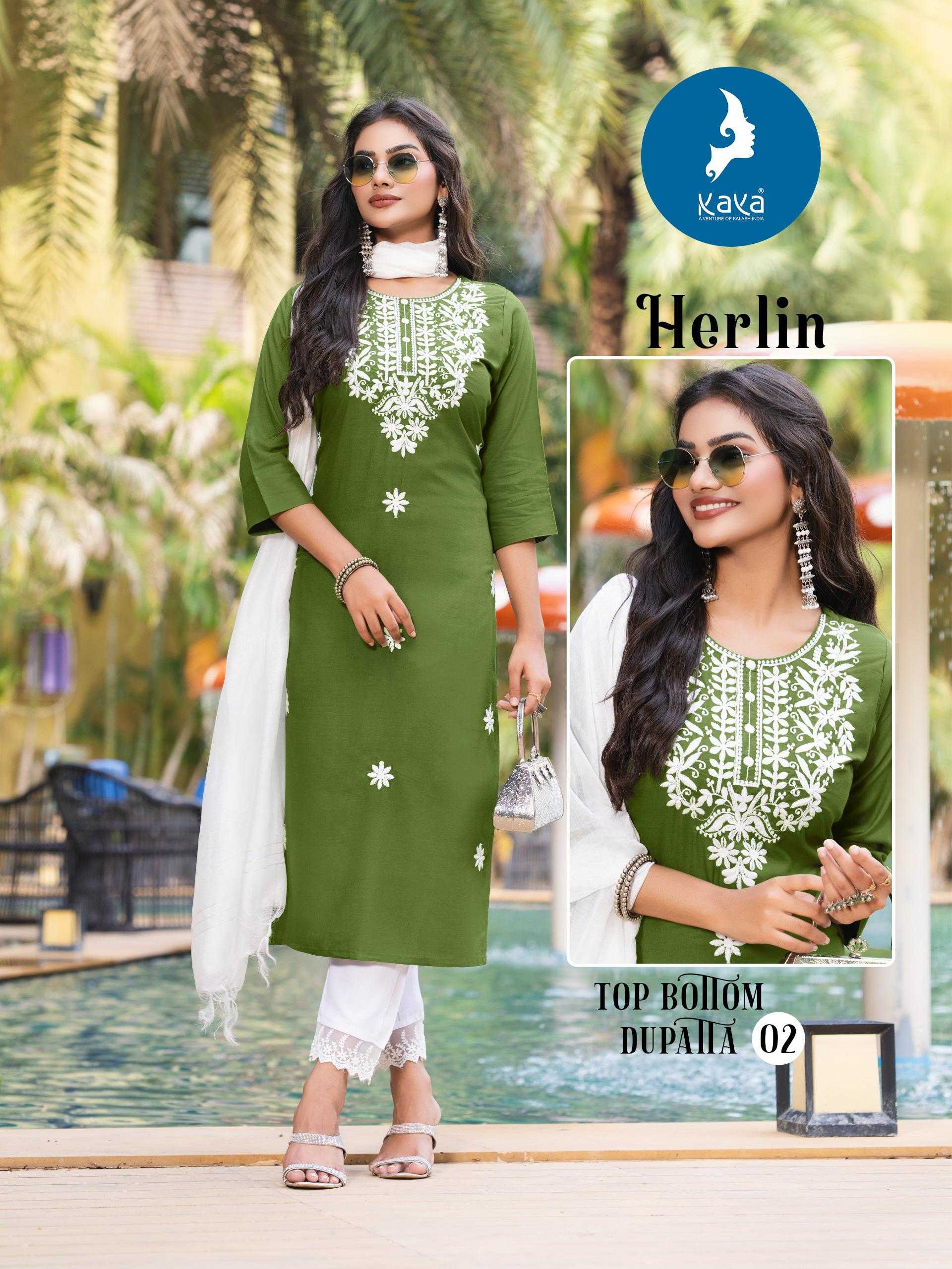 Ynf Rayon RIN190 KAYA HERLIN Setwise Collections Wholesale Kurtis Catalogs Manufacturer