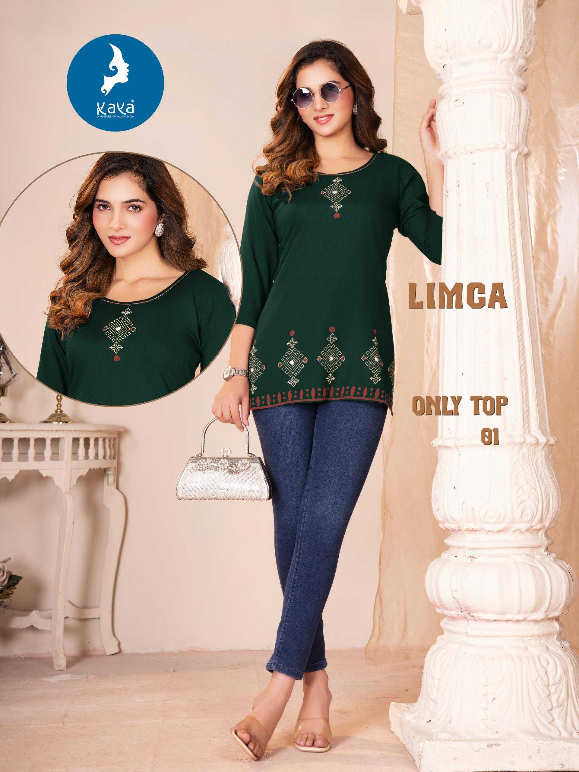 Ynf Rayon RIN190 LIMCA Setwise Collections Wholesale Kurtis Catalogs Manufacturer