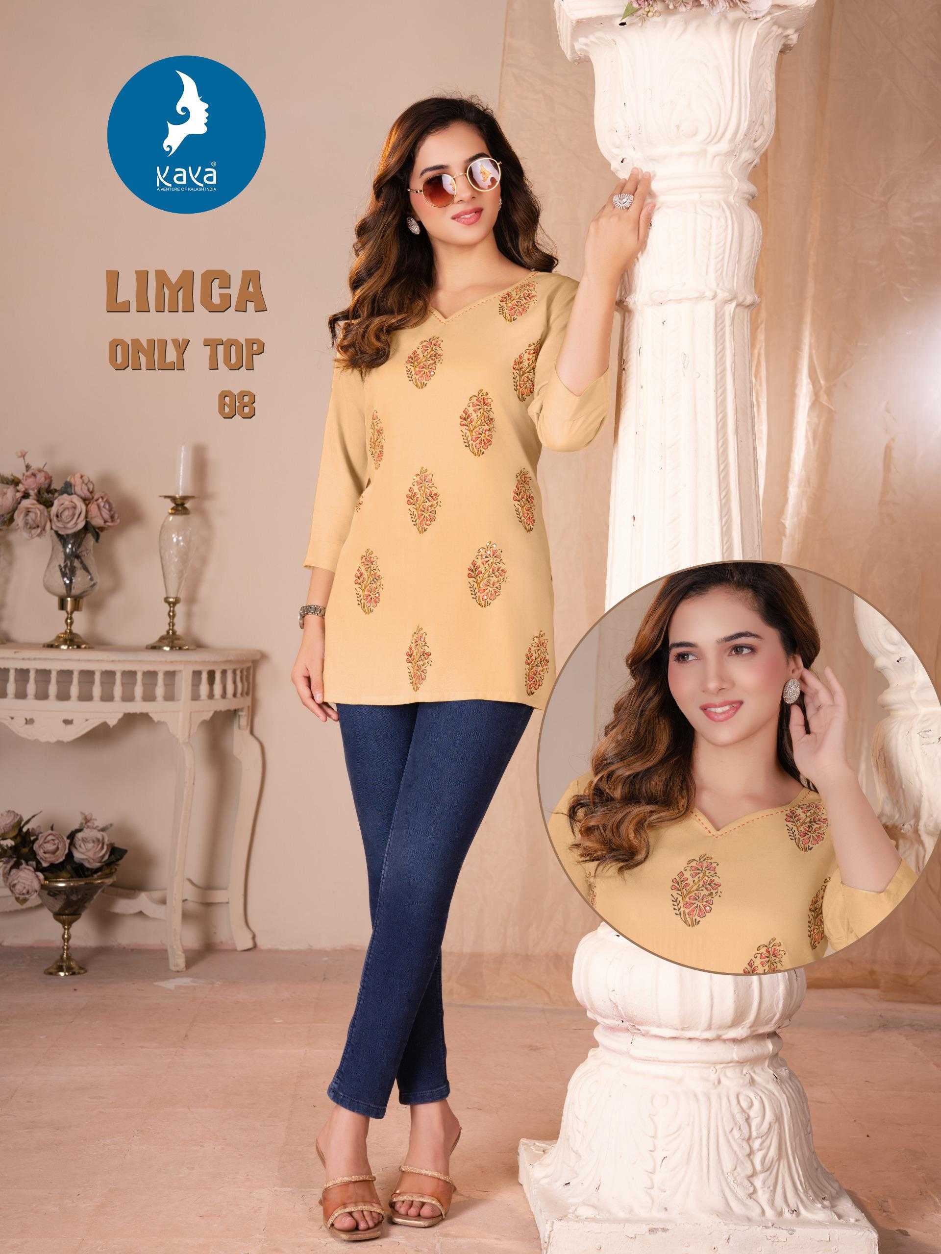 Ynf Rayon RIN190 LIMCA Setwise Collections Wholesale Kurtis Catalogs Manufacturer