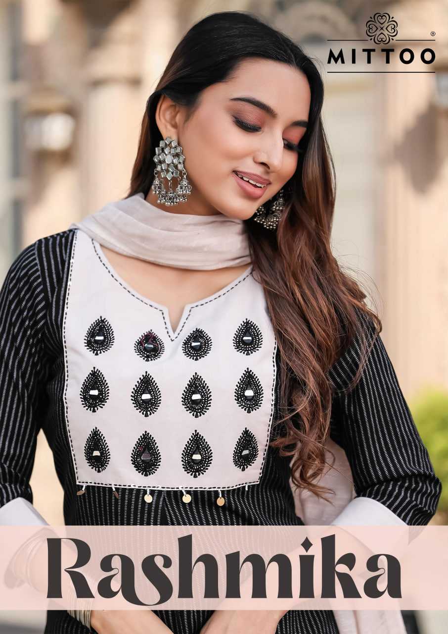 Ynf Rayon RIN190 MITTOO Rashmika Setwise Collections Wholesale Kurtis Catalogs Manufacturer