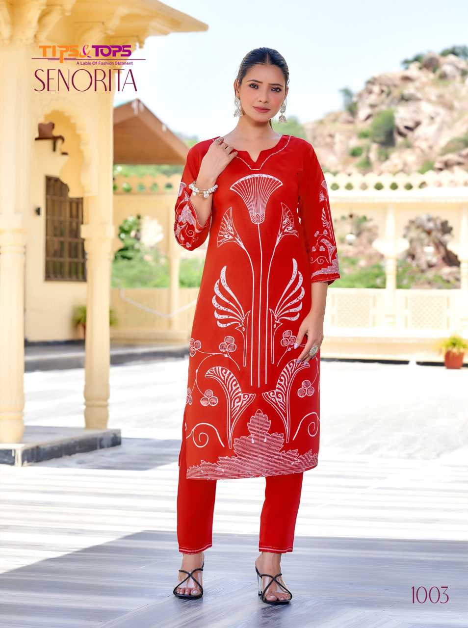 Ynf Rayon RIN190 SENORITA Setwise Collections Wholesale Kurtis Catalogs Manufacturer