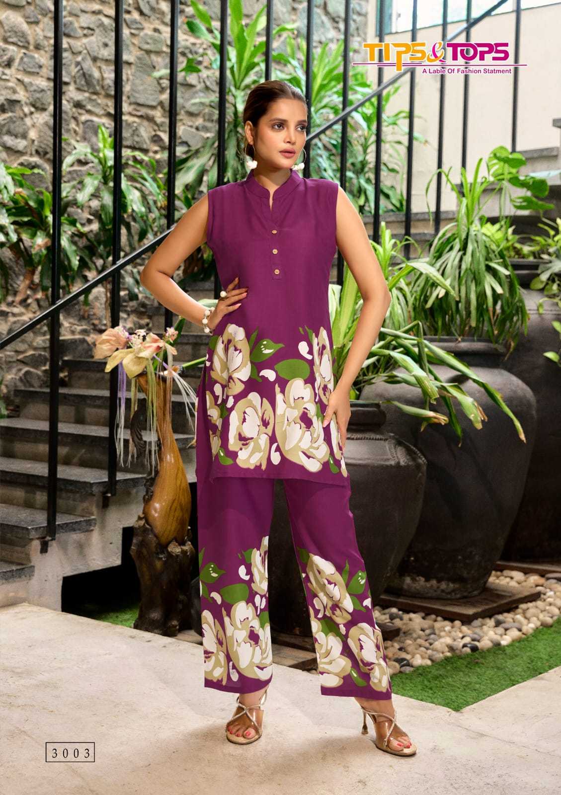 Ynf Rayon RIN190 TIPS & TOPS-SUMMER BEAUTY Vol Setwise Collections Wholesale Kurtis Catalogs Manufacturer