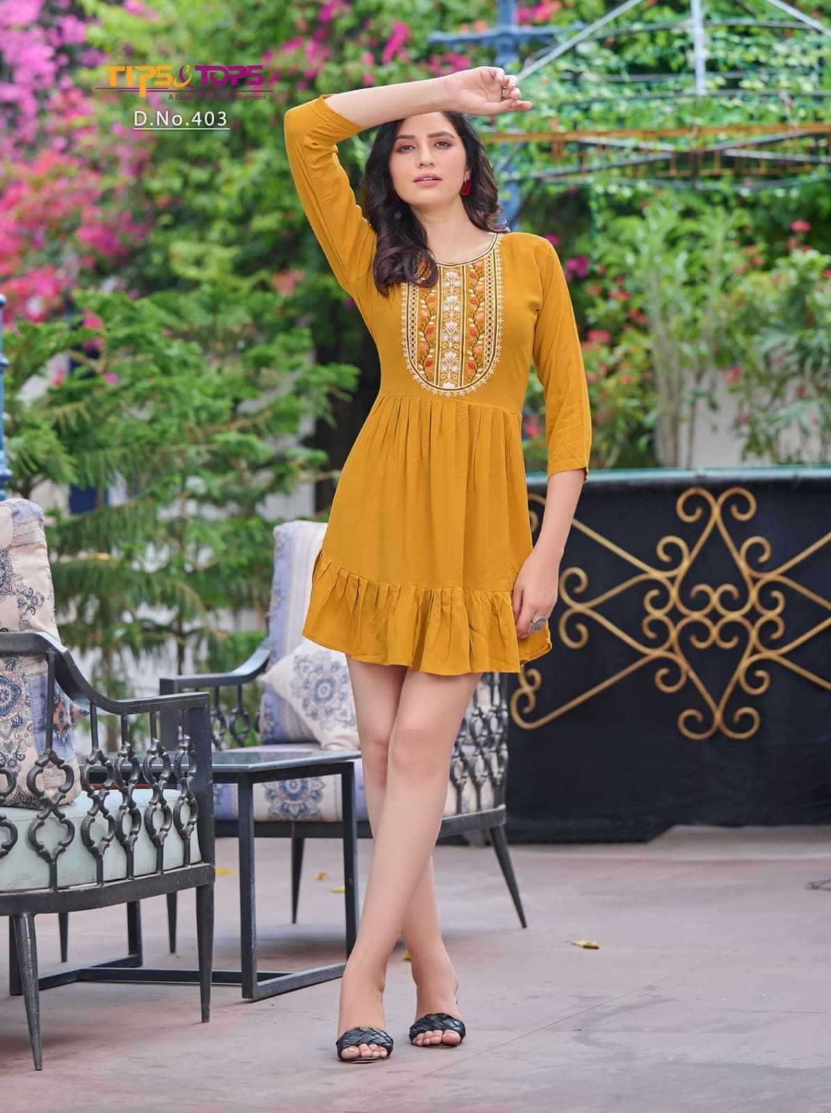 Ynf Rayon RIN190 TIPS & TOPS-YAMI Vol 04 Setwise Collections Wholesale Gowns Catalogs Manufacturer
