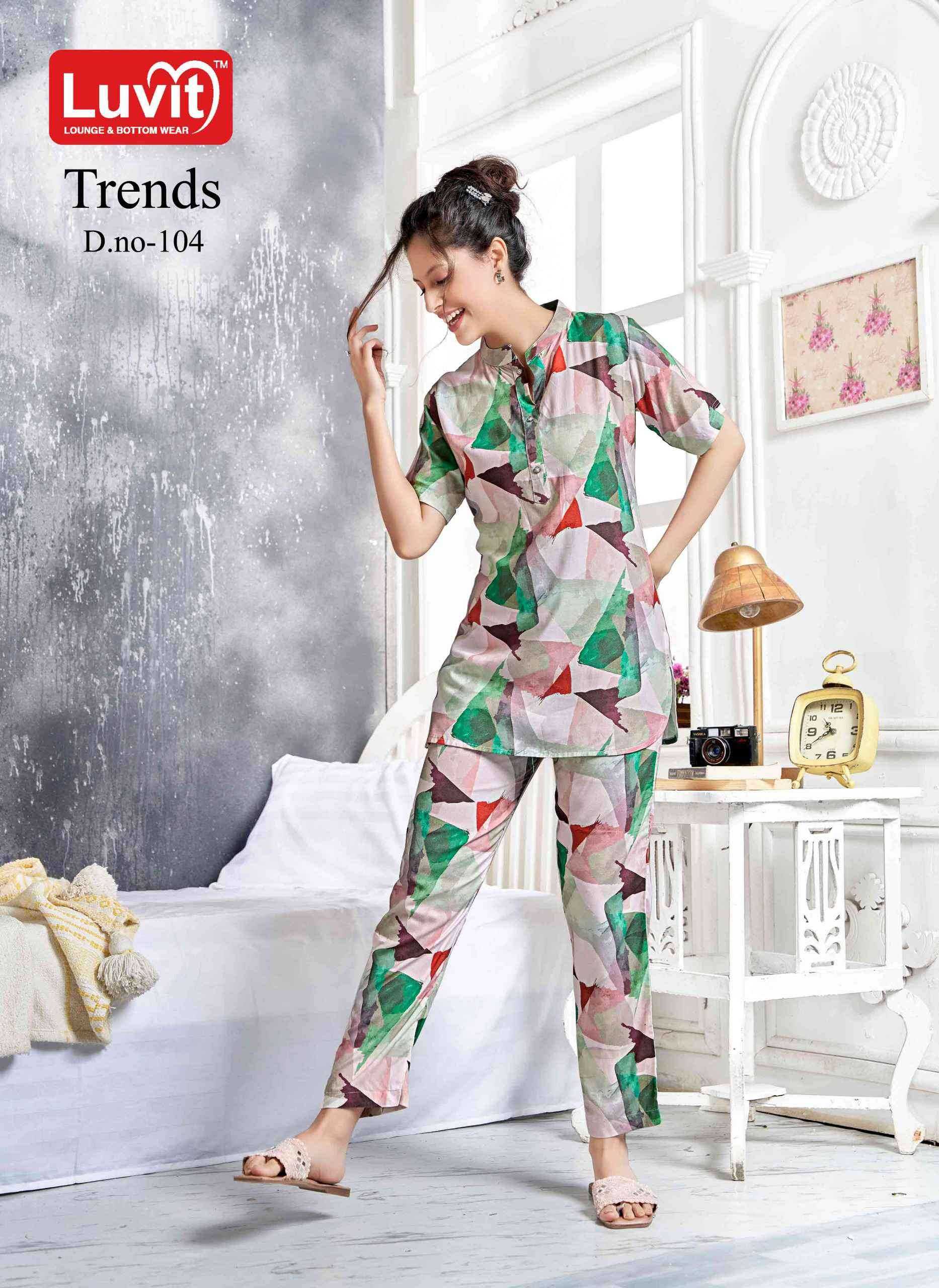 Ynf Rayon RIN190 Trends Vol 1 Setwise Collections Wholesale Night Wear Catalogs Manufacturer
