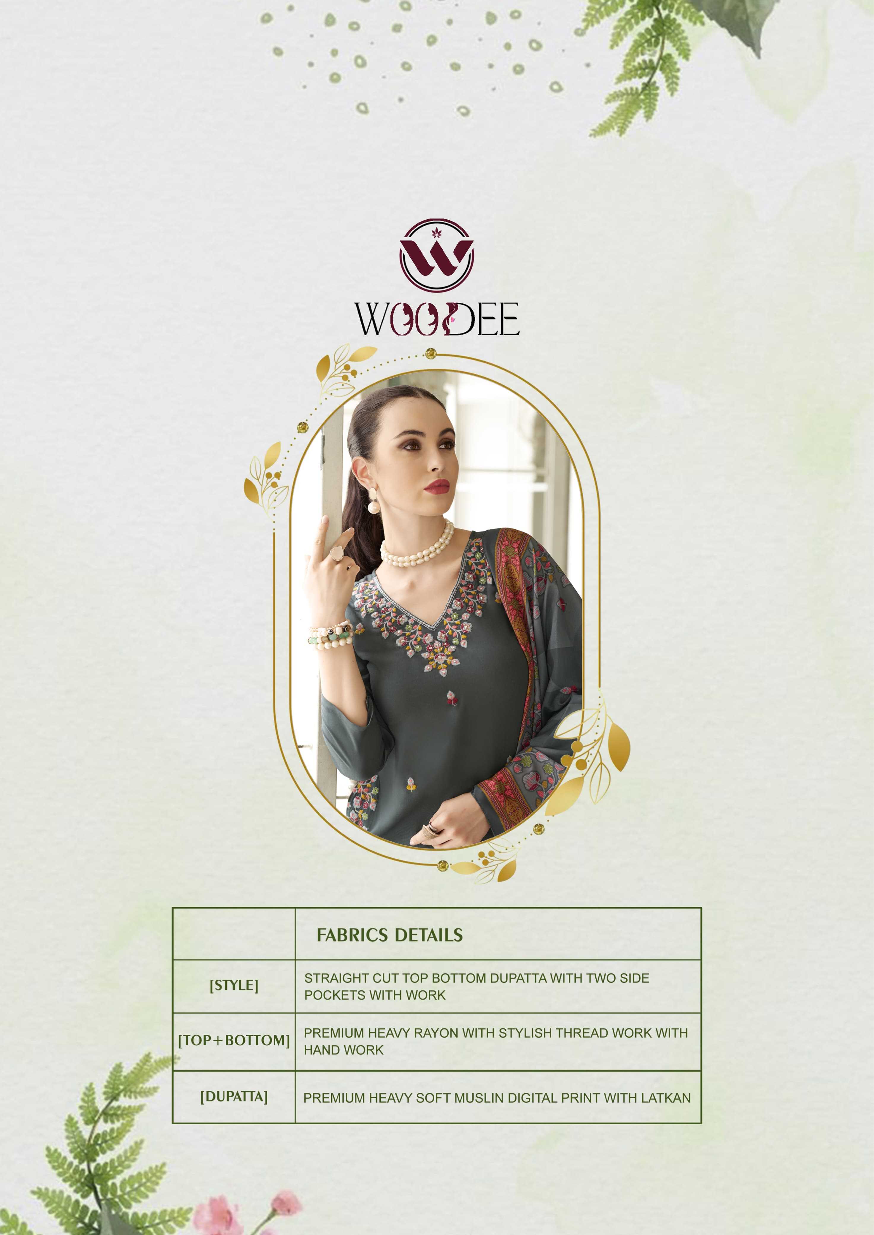 Ynf Rayon RIN190 WOODEE CHITRAA Setwise Collections Wholesale Kurtis Catalogs Manufacturer