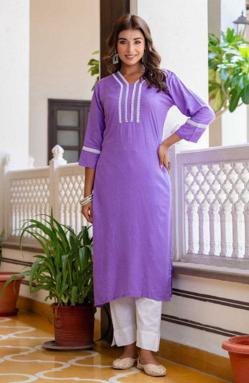 Ynf Rayon RIN220 Laxmi Kurti Wholesale Casual Kurtis Rayon Kurtis Embroidered Kurtis Manufacturer
