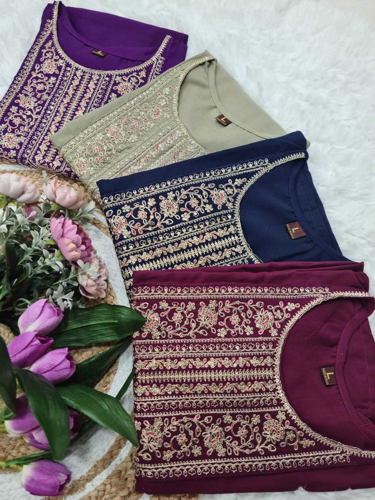 Ynf Rayon RIN222 101 Kurti Wedding Collections Wholesale Designer Kurtis Rayon Kurtis Embroidered Kurtis Manufacturer