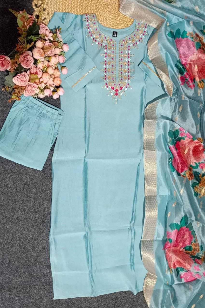 Ynf Rayon RIN222 K1 Kurti Wholesale Designer Kurtis Rayon Kurtis Blue Kurtis Manufacturer