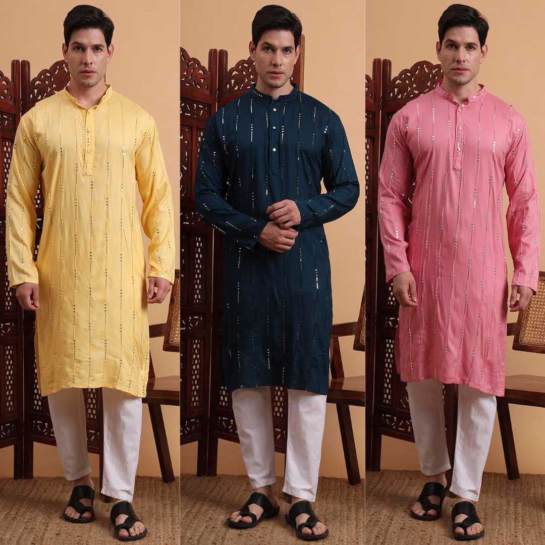 Ynf Reyon Cotton RIN188 KILLER6 Mens Wear Wholesale Mens Kurtas Men Cotton Kurta Men Wedding kurta Manufacturer