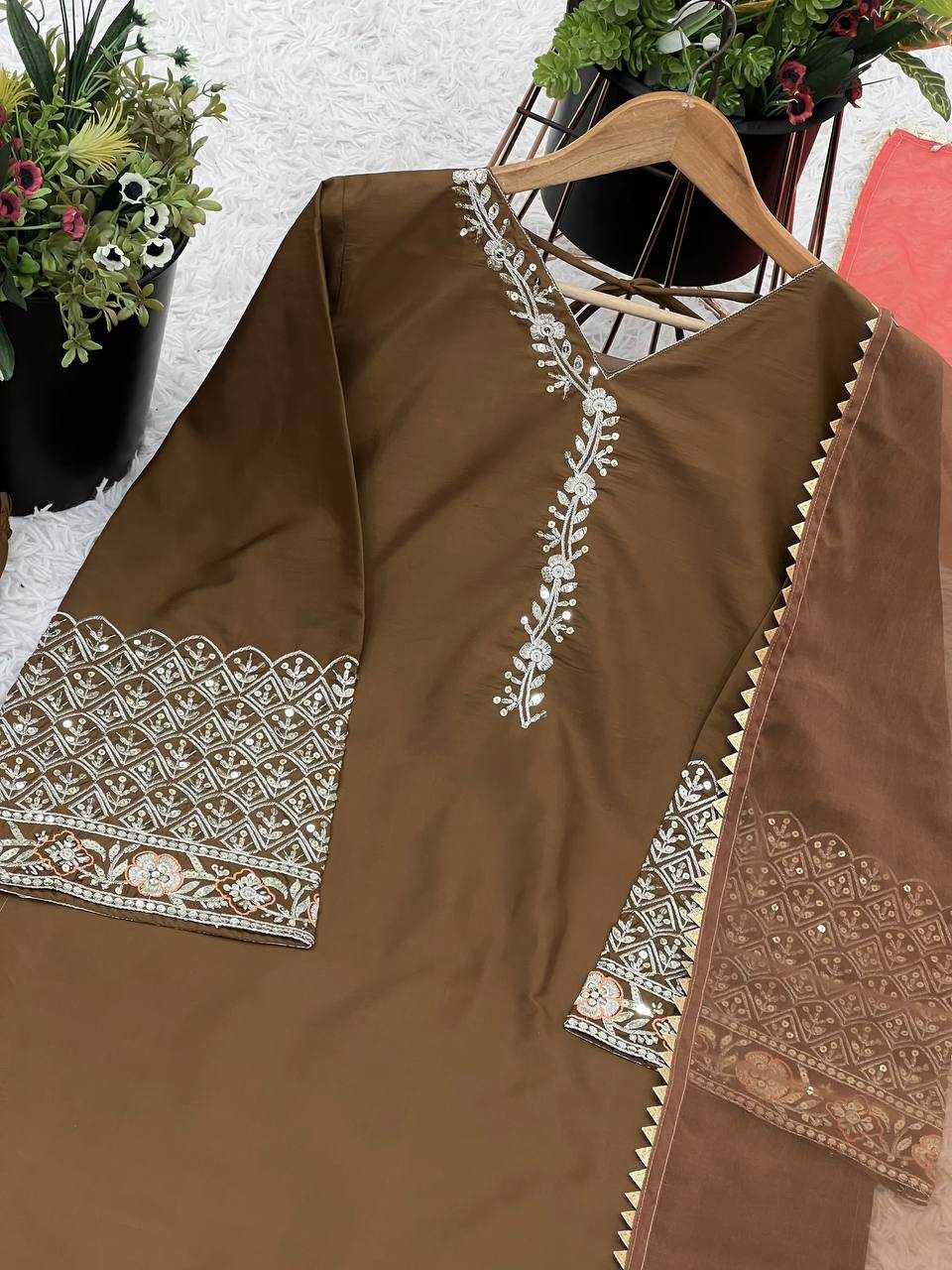 Ynf Satin KESH499 854 Suits & Dresses Wholesale Ladies Suits Palazzo Suit Silk Suits Manufacturer