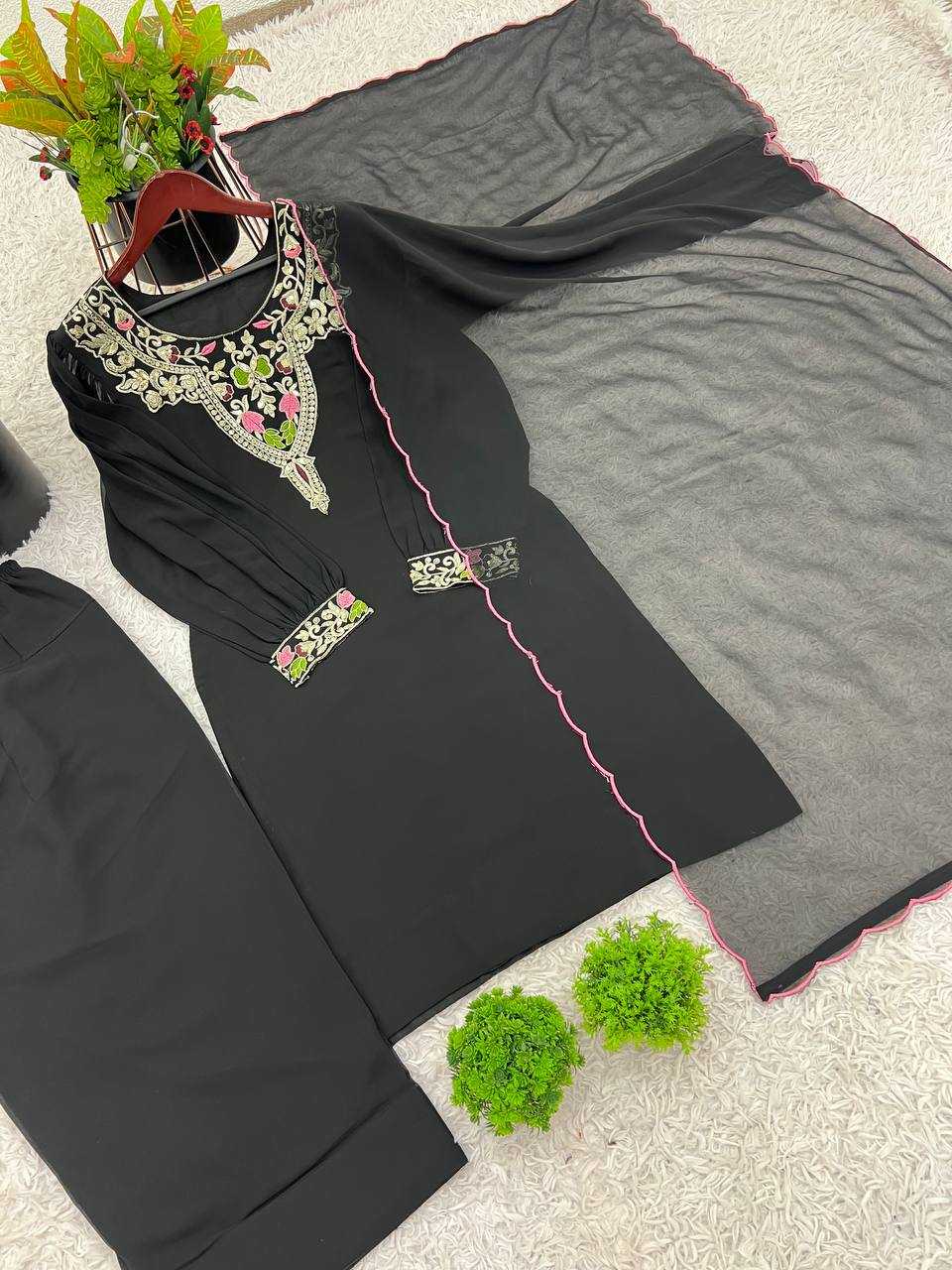 Ynf Satin KESH499 854 Suits & Dresses Wholesale Ladies Suits Palazzo Suit Silk Suits Manufacturer