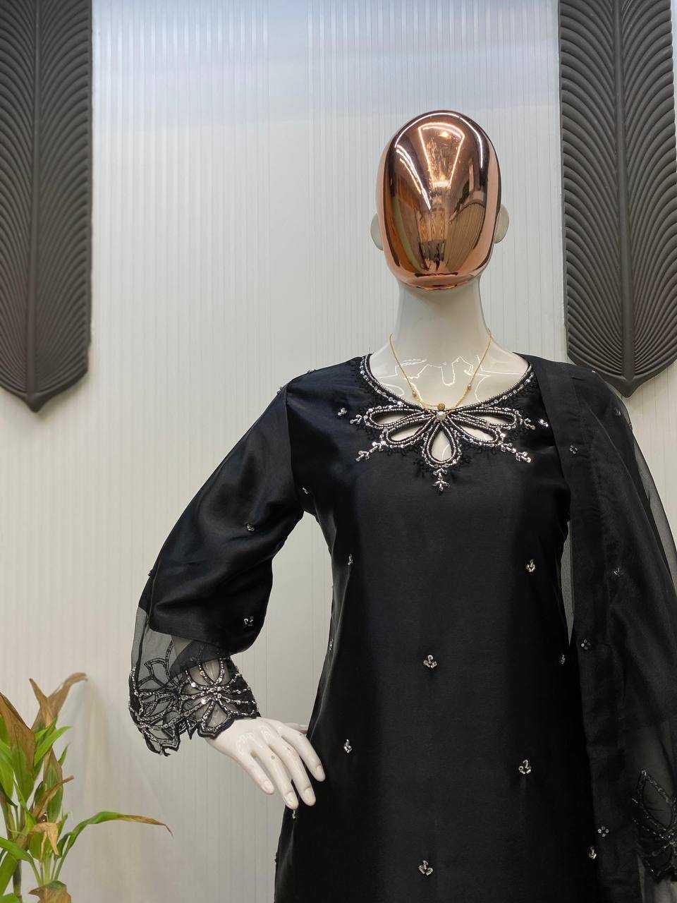 Ynf Satin RIN141 1953 Suits & Dresses Wedding Collections Festive Collections Wholesale Ladies Suits Embroidery Suits Party wear suits Manufacturer