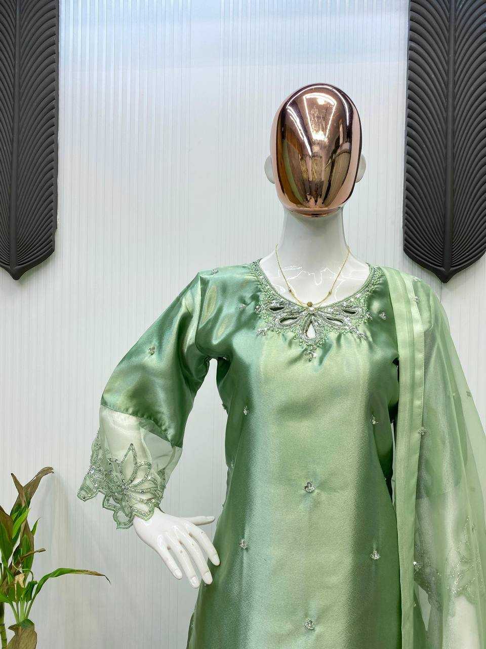 Ynf Satin RIN141 1953 Suits & Dresses Wedding Collections Festive Collections Wholesale Ladies Suits Embroidery Suits Party wear suits Manufacturer