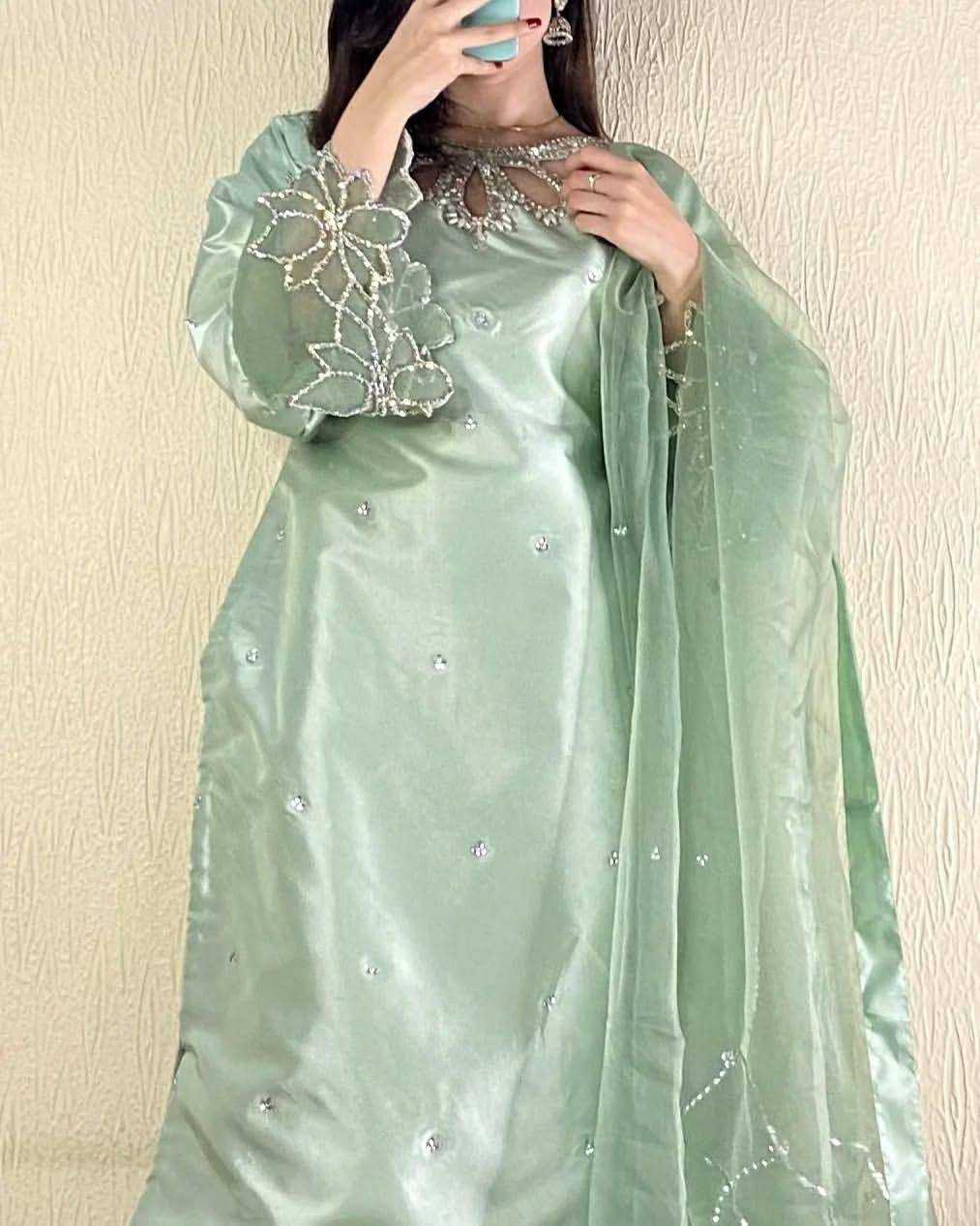 Ynf Satin RIN141 1953 Suits & Dresses Western Wears Festive Collections Wholesale Indo Western Dresses Embroidery Suits Designer Suits Manufacturer