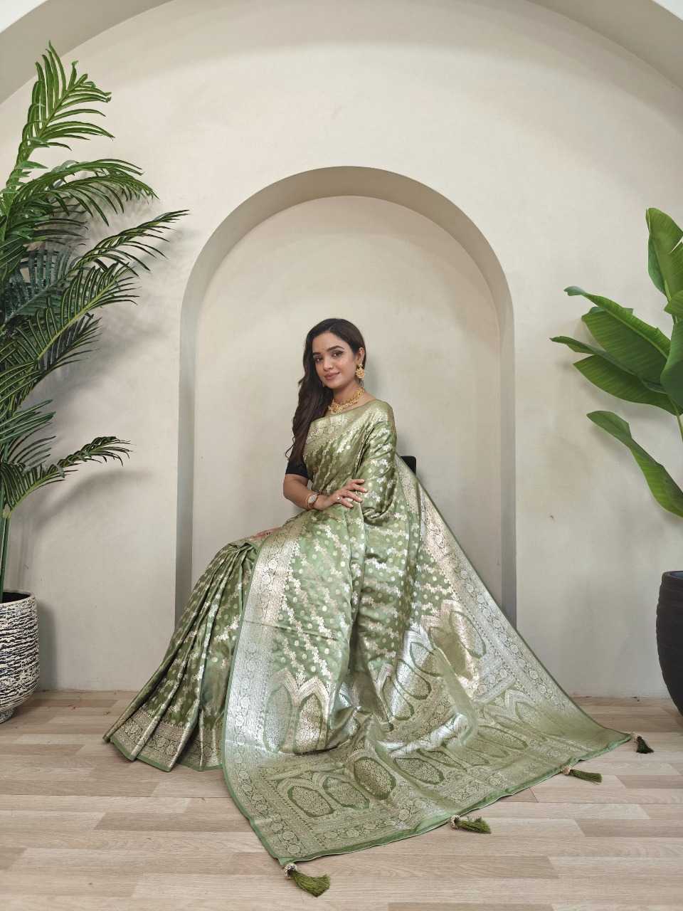 Ynf Satin RIN197 2988 Sarees Wholesale Designer Sarees Bridal Sarees Silk Sarees Manufacturer