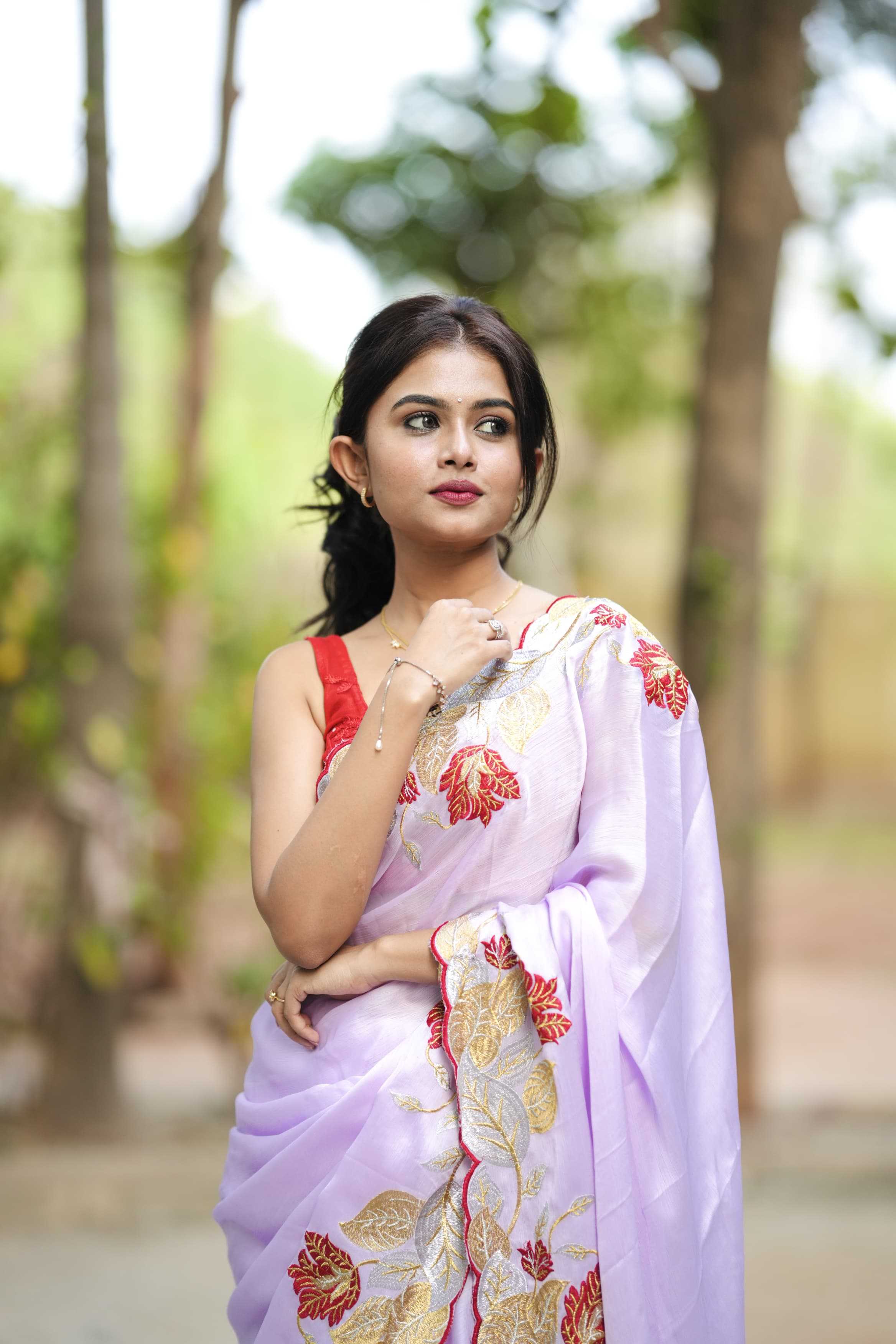 Ynf Satin RIN209 SAANJH Sarees Wedding Collections Festive Collections Wholesale Designer Sarees Embroidered Sarees Satin Sarees Manufacturer