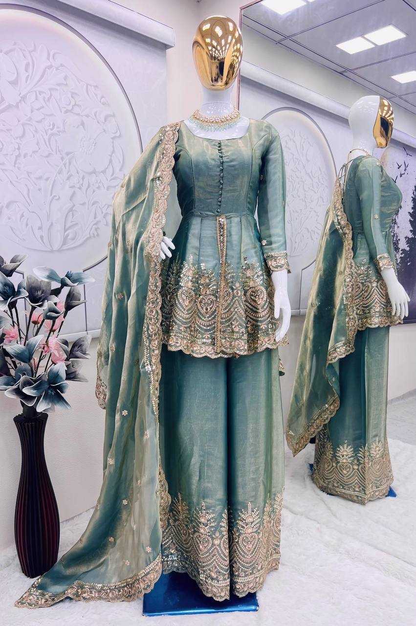Ynf Satin Silk KESH490 658 Suits & Dresses Wedding Collections Festive Collections Wholesale Sharara Salwar Suits Ladies Silk Suit Wedding Outfits Manufacturer