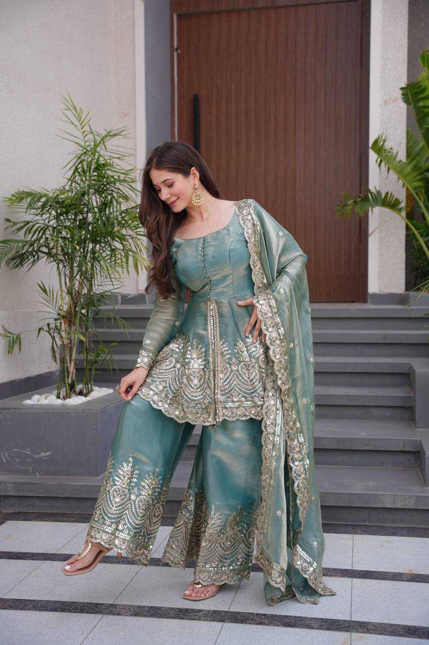 Ynf Satin Silk KESH490 658 Suits & Dresses Wedding Collections Festive Collections Wholesale Sharara Salwar Suits Ladies Silk Suit Wedding Outfits Manufacturer