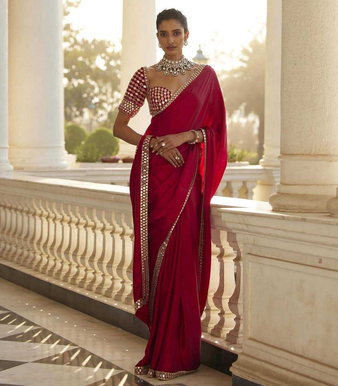 Ynf Satin Silk KESH509 124 Sarees Wholesale Designer Sarees Fancy Sarees Ladies Sarees Manufacturer