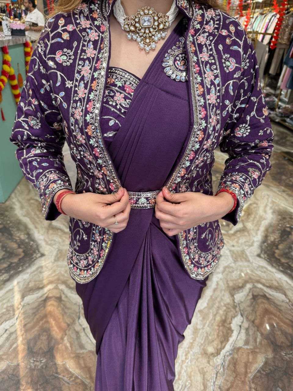 Ynf Satin Silk KESH516 9243 Sarees Wholesale Ready To Wear Sarees Party Wear Sarees Fancy Sarees Sequence Sarees Embroidered Sarees Manufacturer