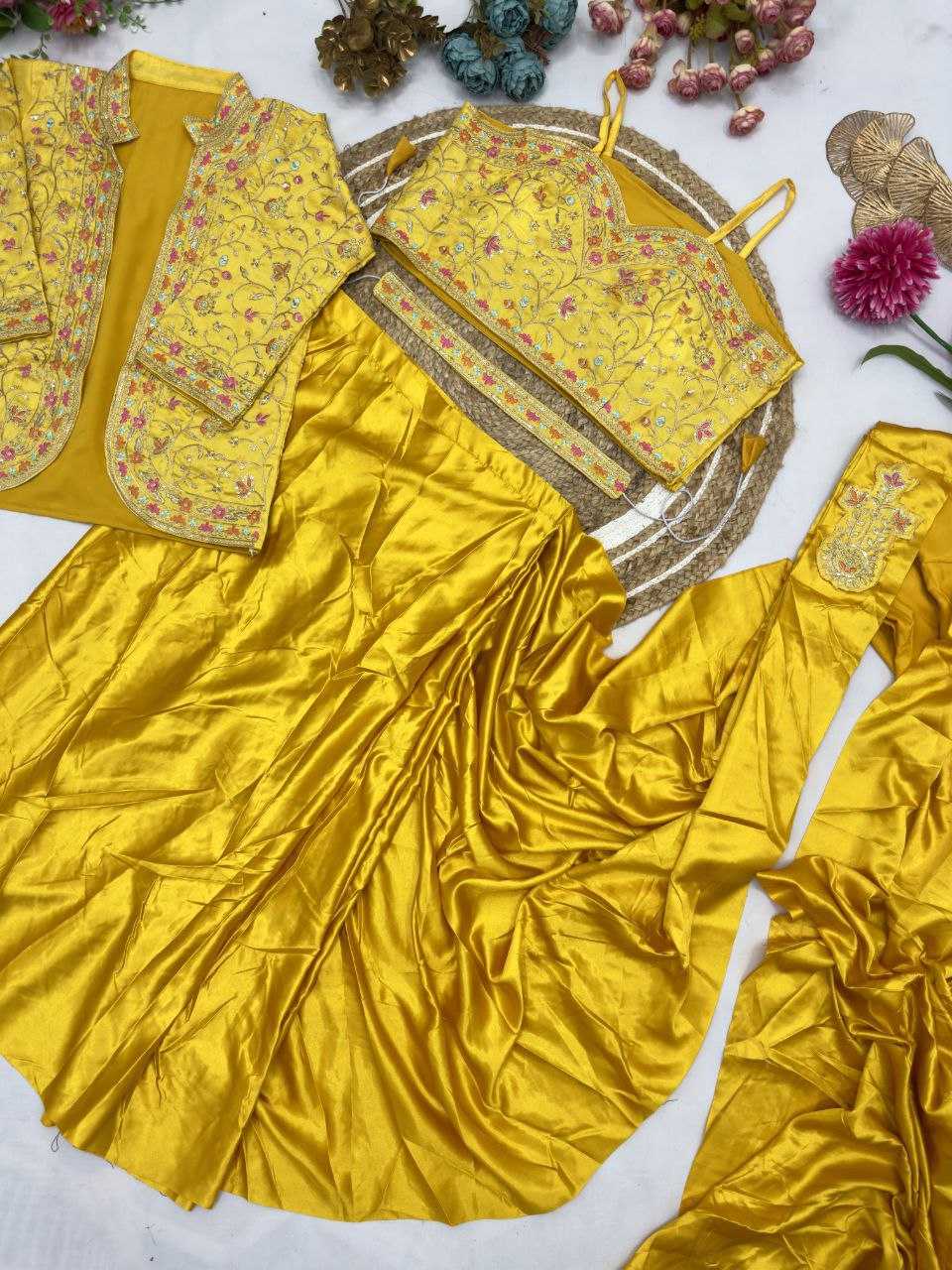 Ynf Satin Silk KESH516 9243 Sarees Wholesale Ready To Wear Sarees Party Wear Sarees Fancy Sarees Sequence Sarees Embroidered Sarees Manufacturer