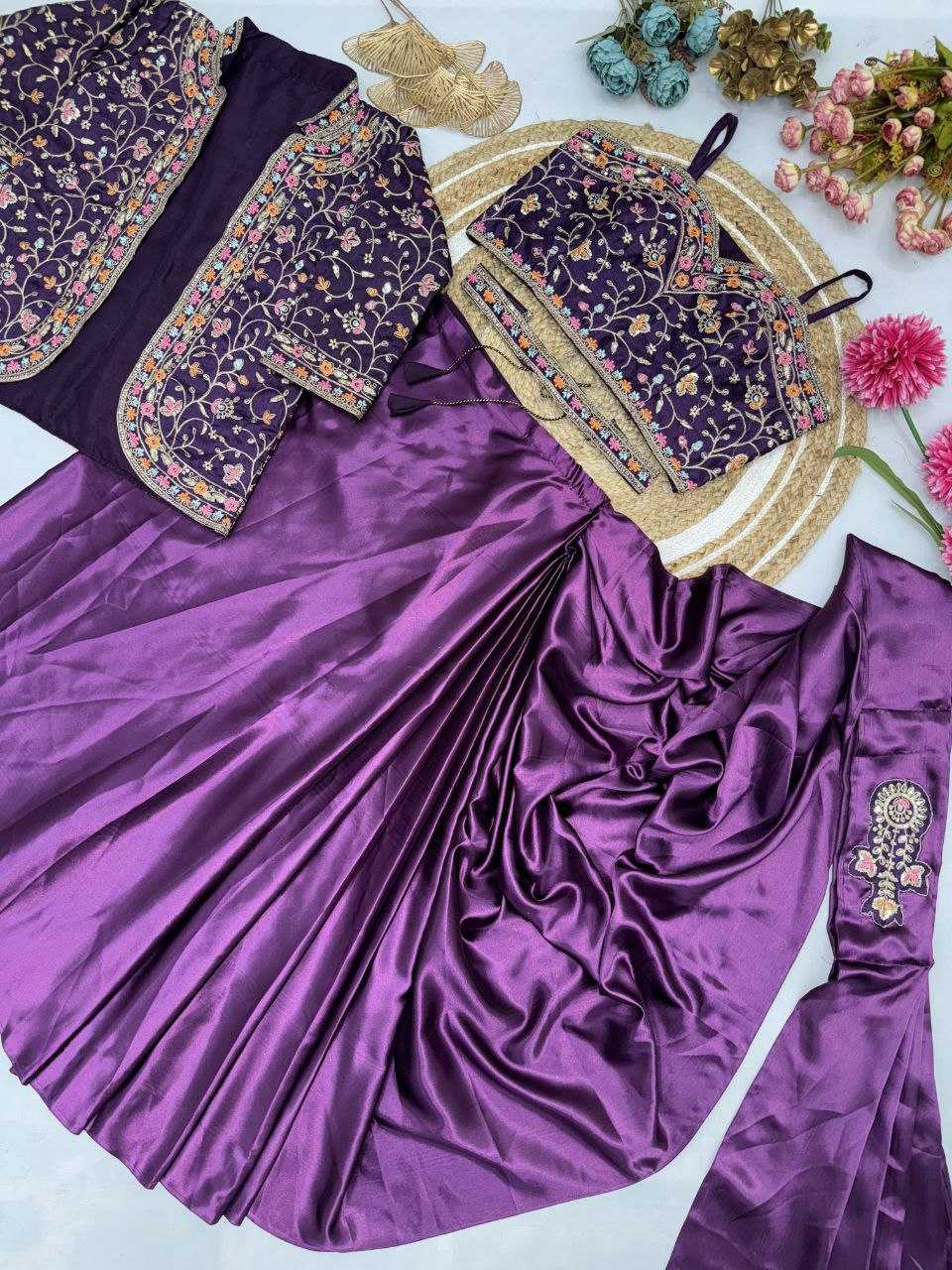 Ynf Satin Silk KESH516 9243 Sarees Wholesale Ready To Wear Sarees Party Wear Sarees Fancy Sarees Sequence Sarees Embroidered Sarees Manufacturer