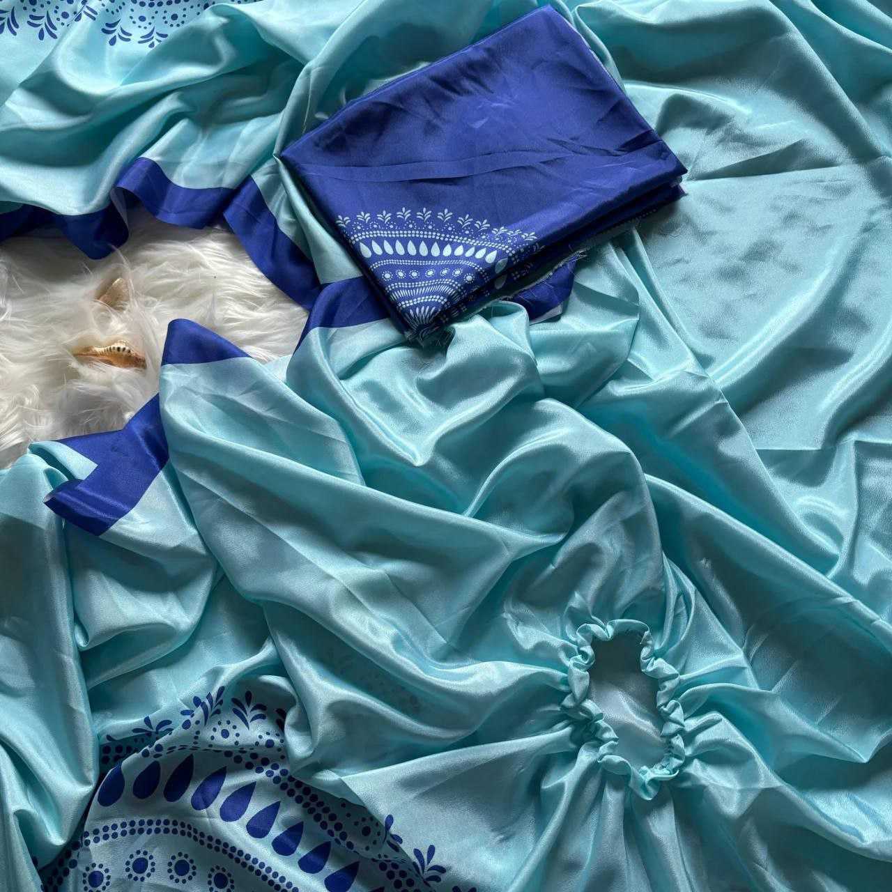 Ynf Satin Silk KESH516 9266 Sarees Wholesale Party Wear Sarees Fancy Sarees Printed Sarees Manufacturer