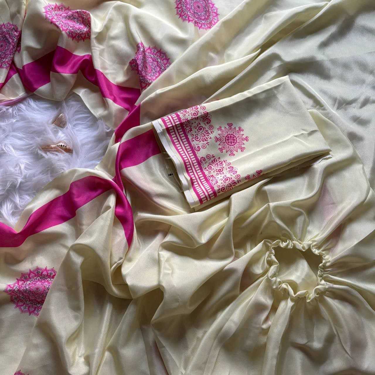 Ynf Satin Silk KESH516 9266 Sarees Wholesale Party Wear Sarees Fancy Sarees Printed Sarees Manufacturer