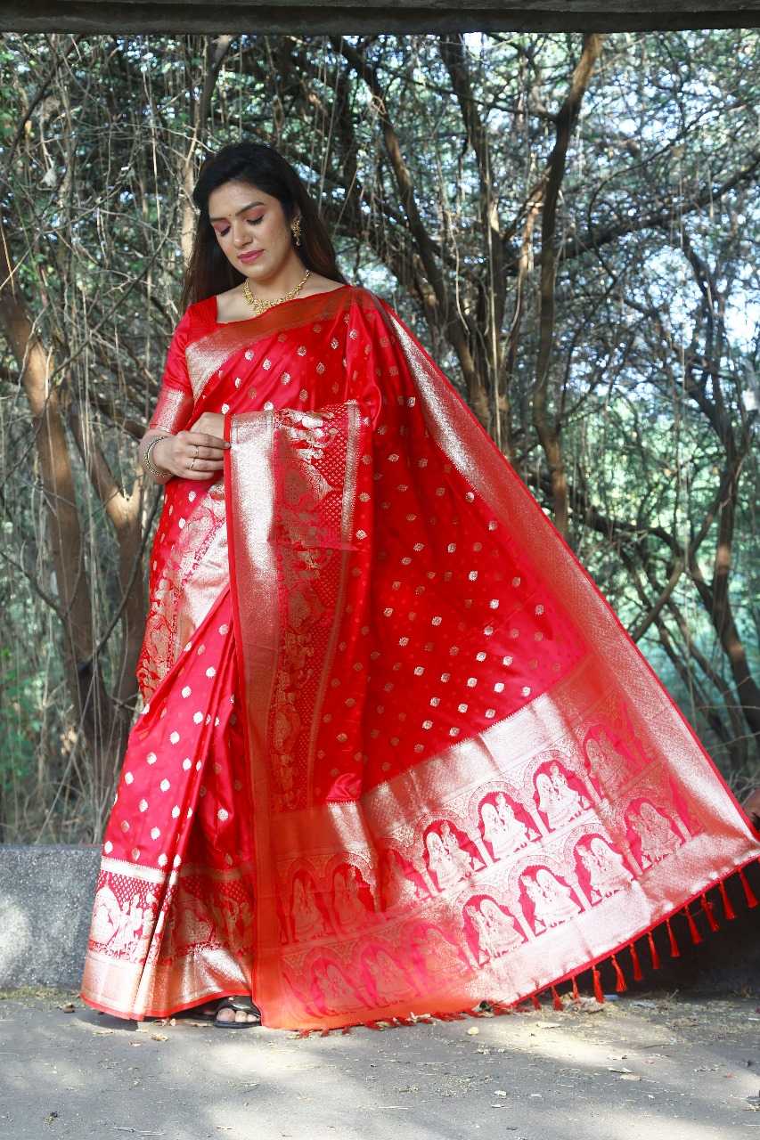 Ynf Satin Silk RIN144 CHUNARIYA Silk Sarees Wedding Collections Festive Collections Wholesale Soft Silk Sarees Kanjivaram Silk Sarees Red Silk Sarees Manufacturer
