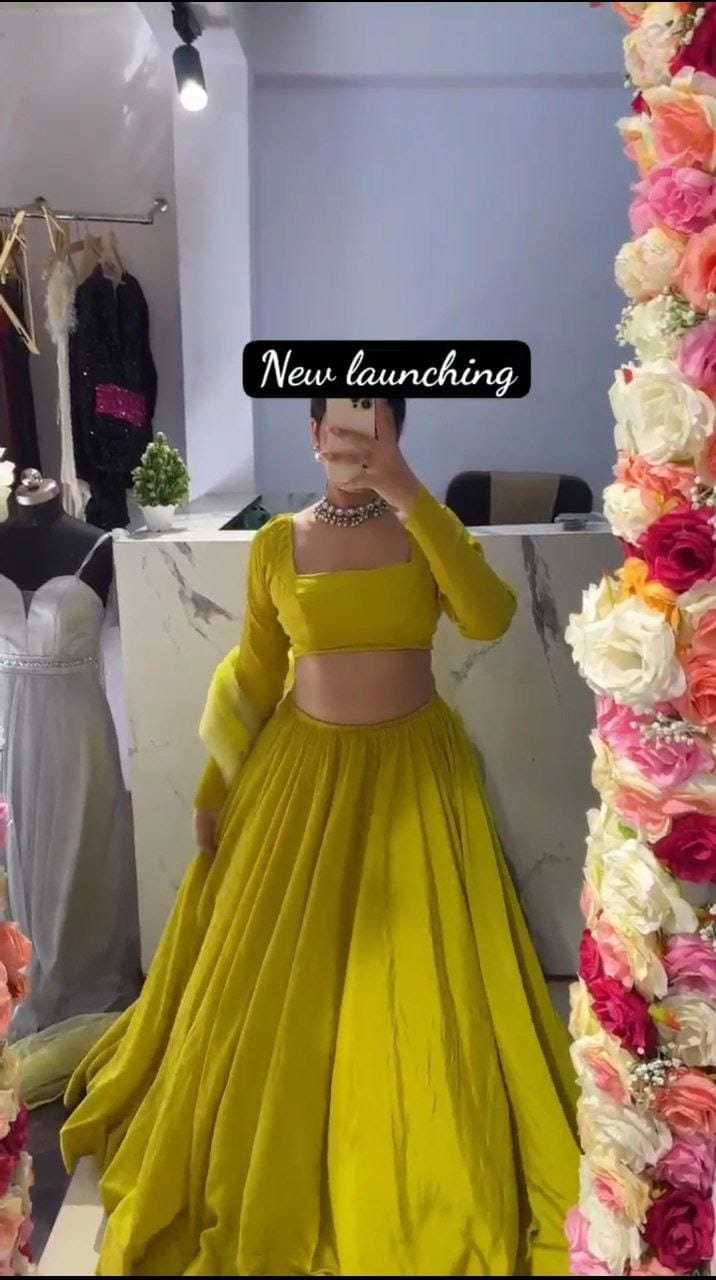 Ynf Satin Silk RIN157 5239 Lehengas Wedding Collections Plus Size Collections Wholesale Designer Lehenga Silk Lehenga After-Party Outfits Manufacturer