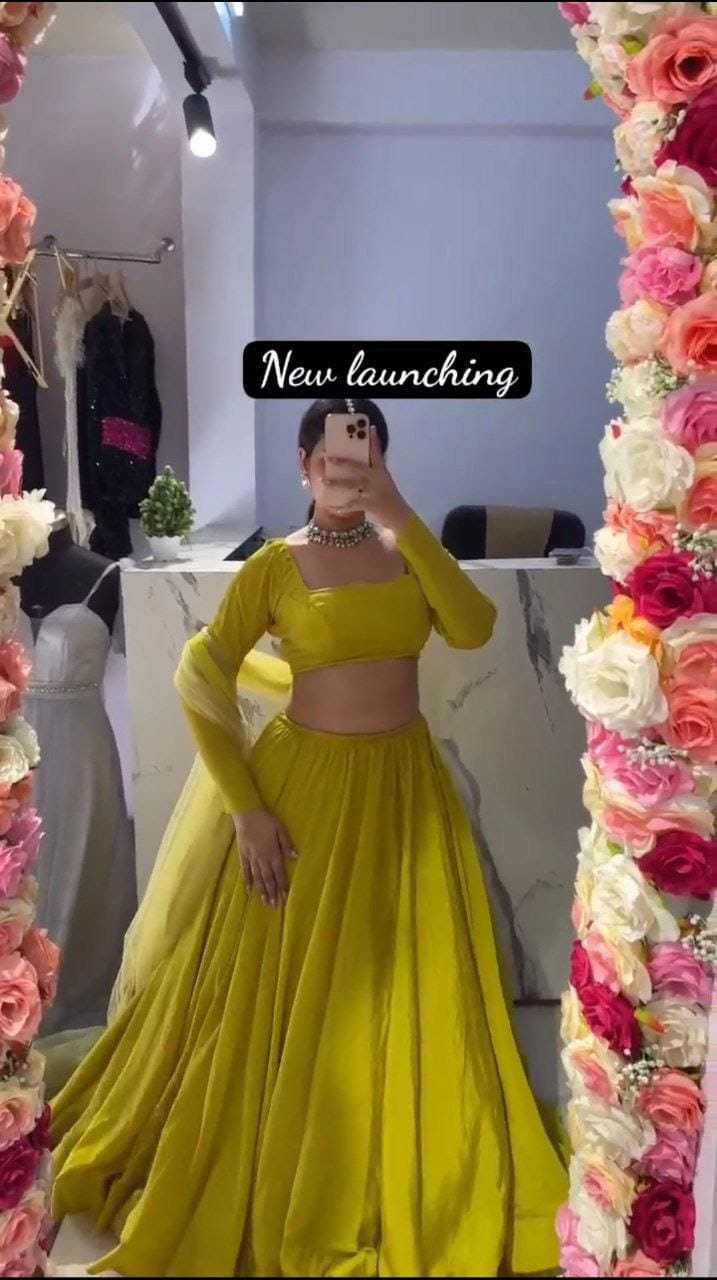 Ynf Satin Silk RIN157 5239 Lehengas Wedding Collections Plus Size Collections Wholesale Designer Lehenga Silk Lehenga After-Party Outfits Manufacturer
