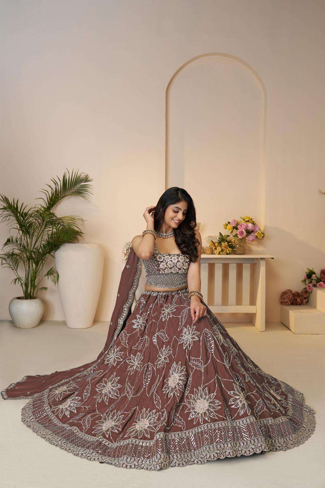 Ynf Satin Silk RIN230 28 Lehengas Wholesale Designer Lehenga Fancy Lehenga Satin Lehenga Manufacturer