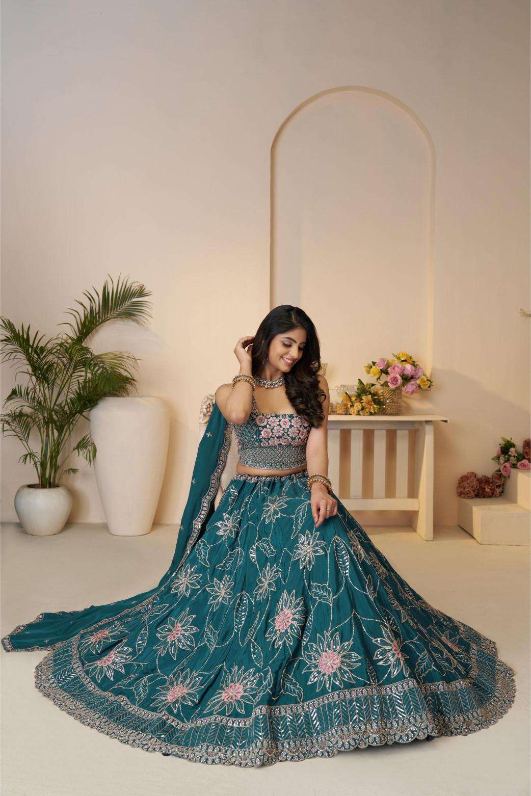 Ynf Satin Silk RIN230 28 Lehengas Wholesale Designer Lehenga Fancy Lehenga Satin Lehenga Manufacturer