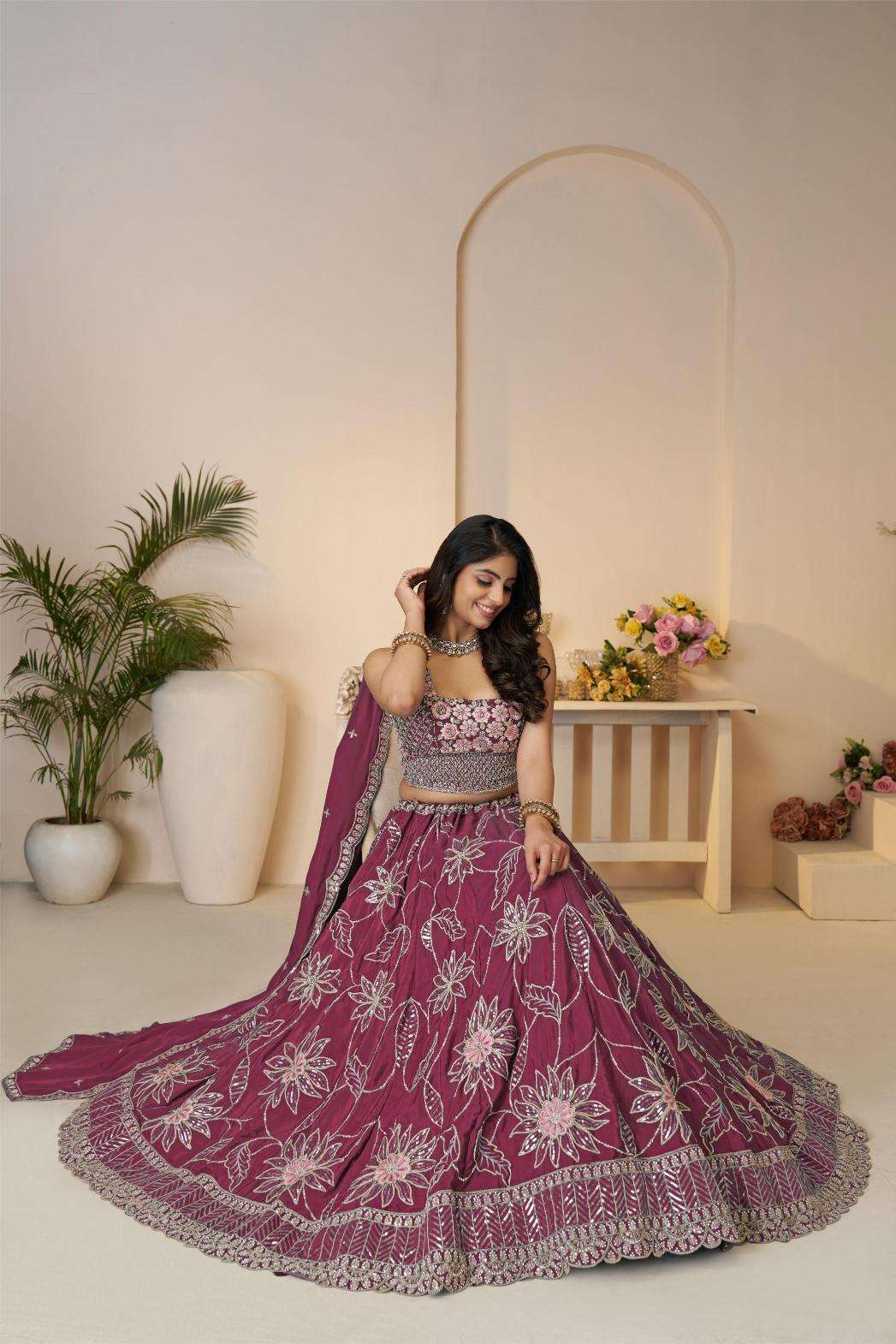 Ynf Satin Silk RIN230 28 Lehengas Wholesale Designer Lehenga Fancy Lehenga Satin Lehenga Manufacturer