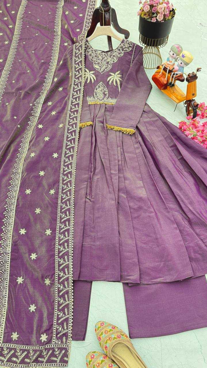 Ynf Shimmer silk KESH158 9007 Gowns Wedding Collections Festive Collections Wholesale Embroidery Gowns Silk Gowns Gown With Dupatta Manufacturer