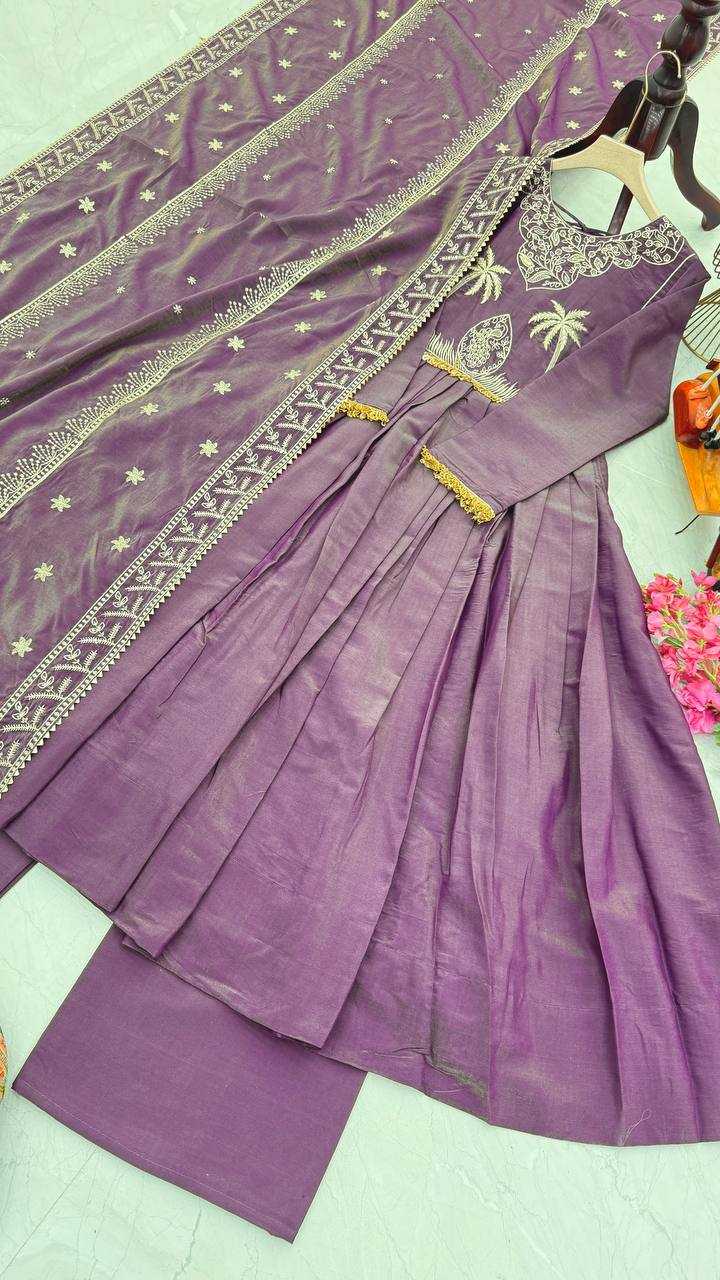 Ynf Shimmer silk KESH158 9007 Gowns Wedding Collections Festive Collections Wholesale Embroidery Gowns Silk Gowns Gown With Dupatta Manufacturer