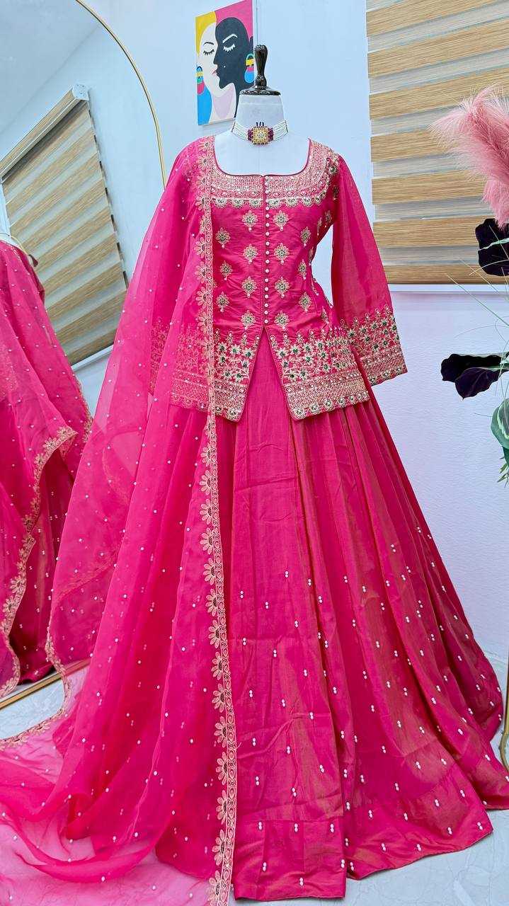 Ynf Shimmer silk KESH158 9008 Lehengas Wedding Collections Festive Collections Wholesale Designer Lehenga Silk Lehenga Wedding Outfits Manufacturer