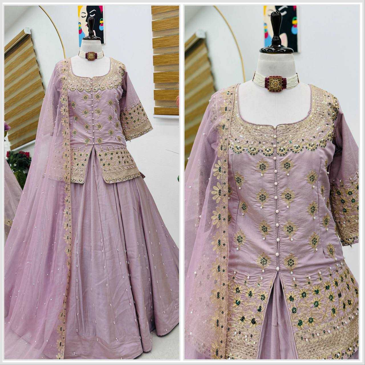 Ynf Shimmer silk KESH158 9008 Lehengas Wedding Collections Festive Collections Wholesale Designer Lehenga Silk Lehenga Wedding Outfits Manufacturer