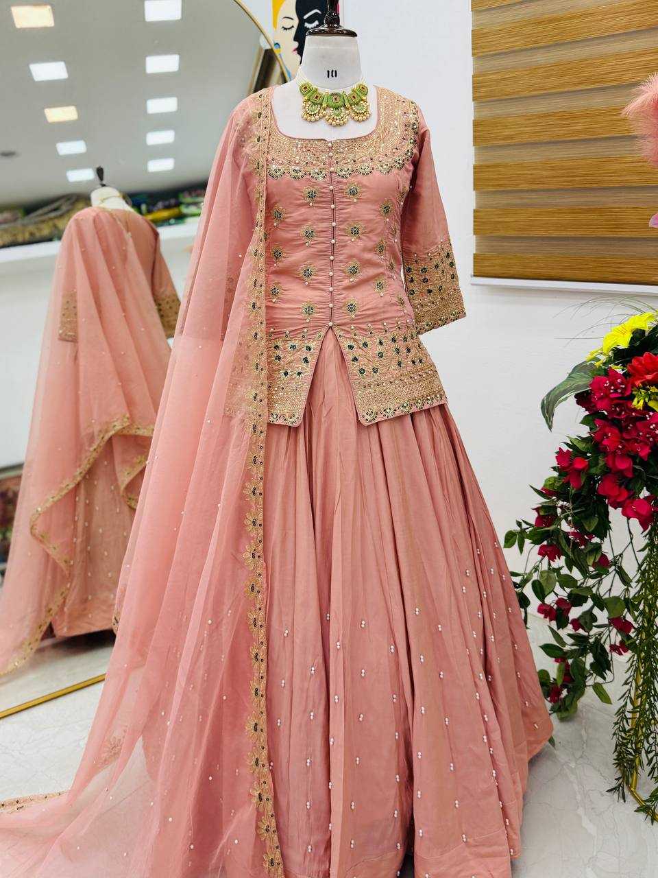 Ynf Shimmer silk KESH158 9008 Lehengas Wedding Collections Festive Collections Wholesale Designer Lehenga Silk Lehenga Wedding Outfits Manufacturer