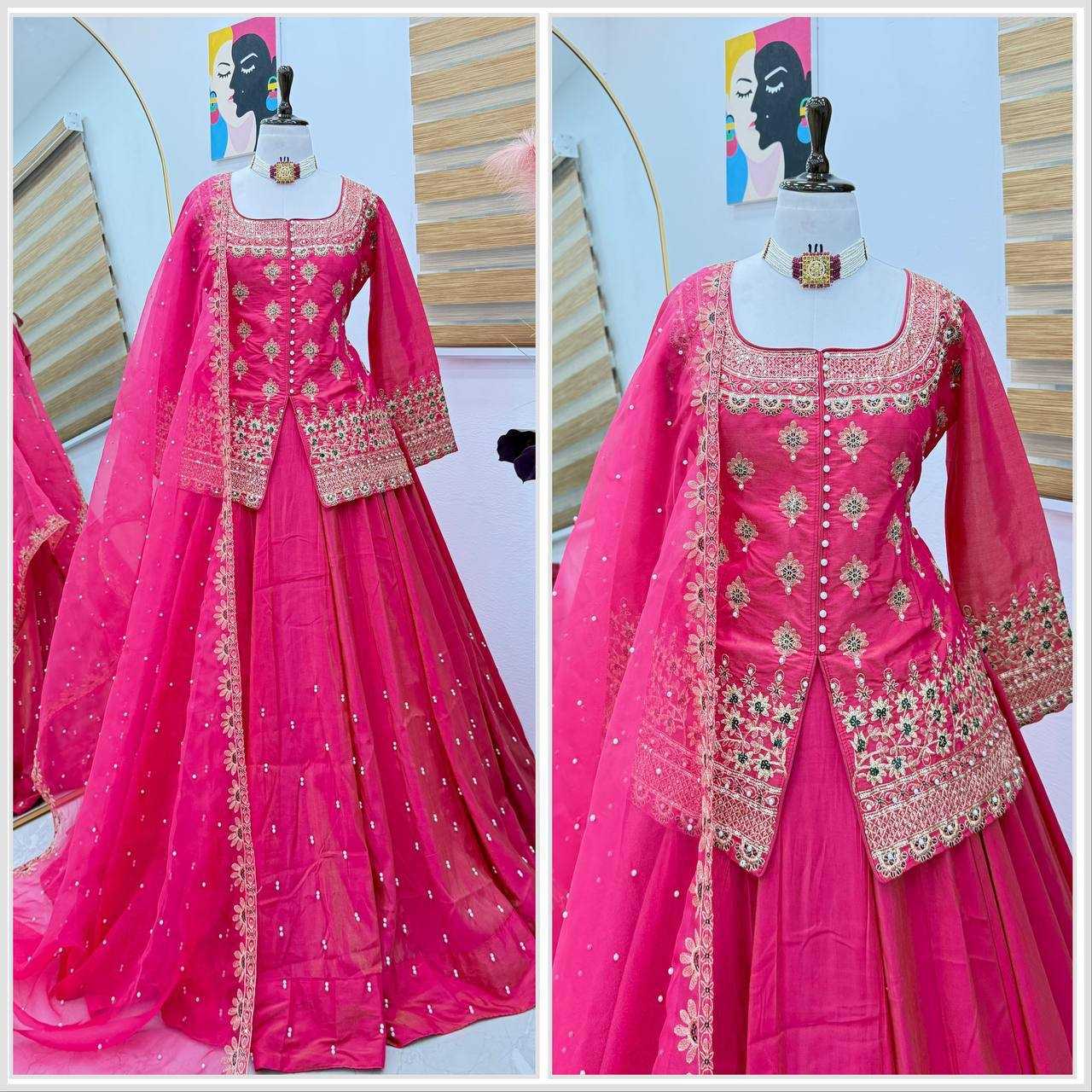 Ynf Shimmer silk KESH158 9008 Lehengas Wedding Collections Festive Collections Wholesale Designer Lehenga Silk Lehenga Wedding Outfits Manufacturer