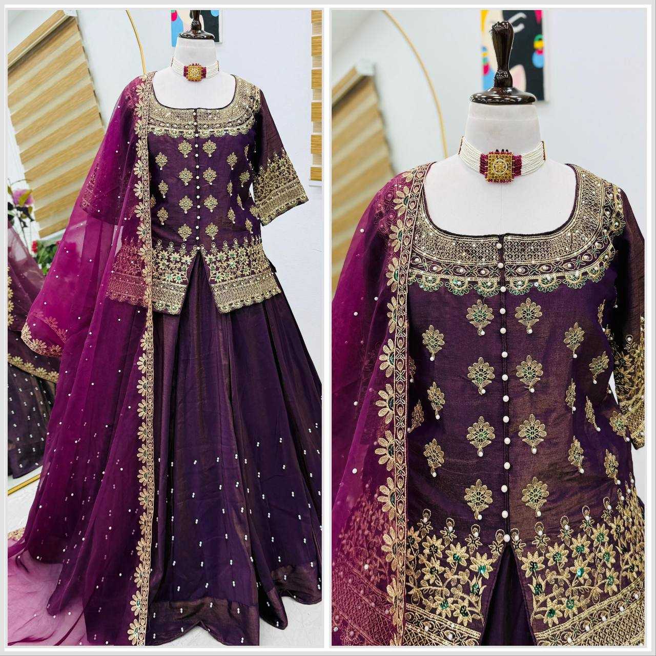 Ynf Shimmer silk KESH158 9008 Lehengas Wedding Collections Festive Collections Wholesale Designer Lehenga Silk Lehenga Wedding Outfits Manufacturer