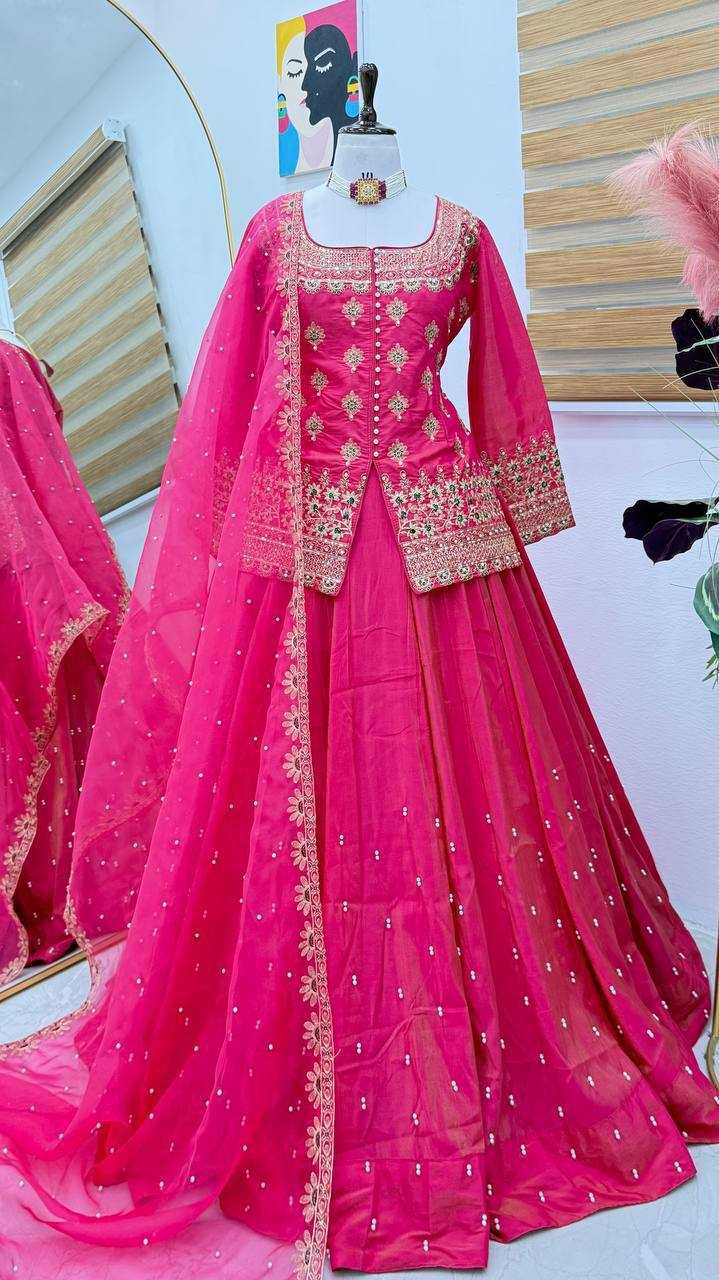 Ynf Shimmer silk KESH158 9008 Lehengas Wedding Collections Festive Collections Wholesale Designer Lehenga Silk Lehenga Wedding Outfits Manufacturer